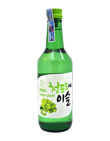 Soju Jinro Green Grape – 13% – 360ml – Hàn