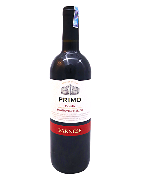 Primo – Sangiovese Merlot – 2019 – 12,5% – Vang Ý