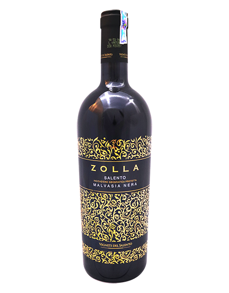 Zolla Malvasia Salento – Nera – 13% – Vang Ý