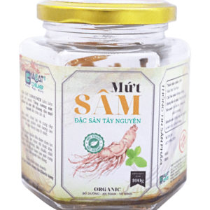 Mứt sâm - Hũ - 100g - Việt Nam