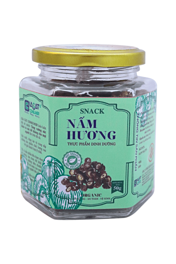 Snack nấm hương - Hũ - 50g - Việt Nam