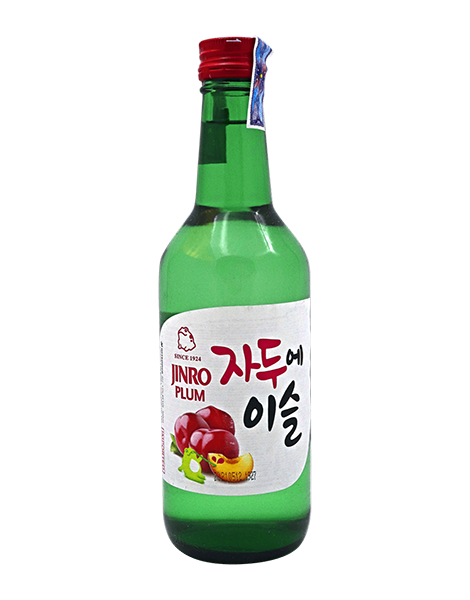 Soju Jinro Plum  – 13% – 360ml – Hàn