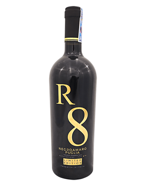 R8 – Negroamaro – Limited – 17% – Vang Ý