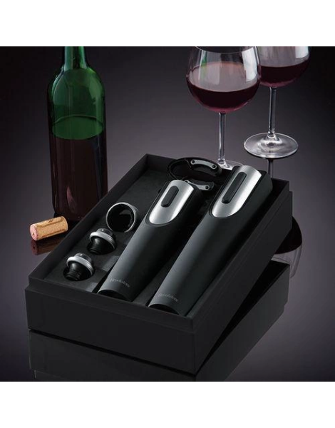 Bộ mở rượu và hút chân không tự động Brookstone Wine Set