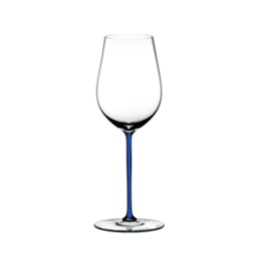 Ly vang trắng pha lê Riedel Fatto A Mano Riesling/ Zinfandel Dark Blue RQ 395ml