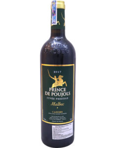 Prince De Poujols Cuvee Prestige Malbec Cahors – DOC – 13% – 2017 – Pháp