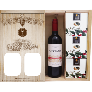 COMBO HỘP GỖ ĐÔI YWINES B5