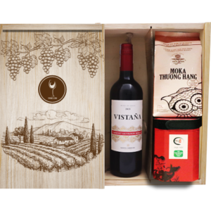 COMBO HỘP GỖ ĐÔI YWINES B7