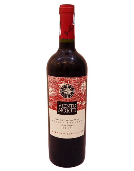 Viento Norte – Cabernet Sauvignon – 2019 – 13% – Vang Chile