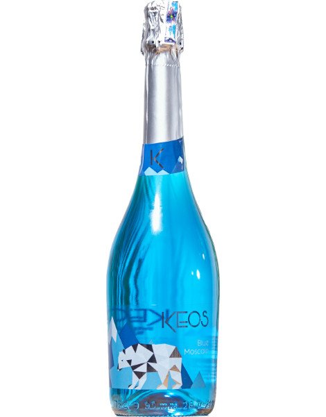 Rượu vang sủi Keos Blue Moscato – 5.5% – Tây Ban Nha