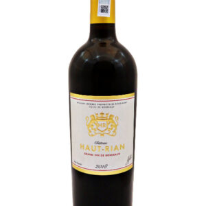 Chateau Haut Rian - Grand Vin De Bordeaux - 14% - 2018 - Pháp