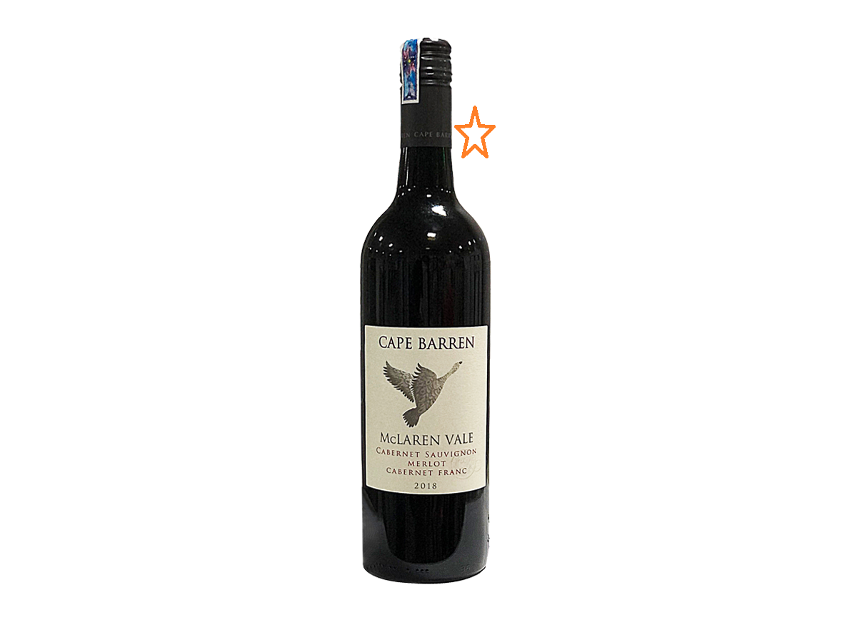 Cape Barren Mc Laren Vale Cabernet Sauvignon- Merlot- Cabernet Franc – 14.5% – 2018 – Vang Úc