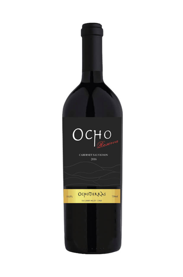 Ocho Reserva Cabernet Sauvignon – 14,5%- 2019- Vang Chile