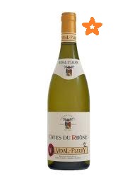 Vidal Fleury Cotes Du Rhone Blanc – 2017 –  12.5% – Vang Pháp..