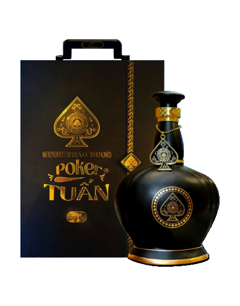 The God Poker Chai Gốm Nhám (Có Hộp) – 750ML