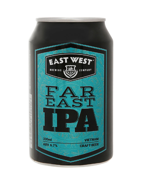 Bia lon – East West – Far East IPA – 6.7% – Craft Việt Nam