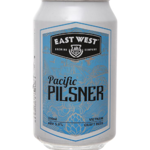 Bia lon - East West - Pacific Pilsner - 5% - Craft Việt Nam