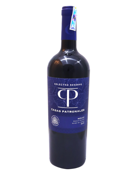 Casas Patronales Selected – Reserva – Merlot – 2019 – 13.5% – Chile