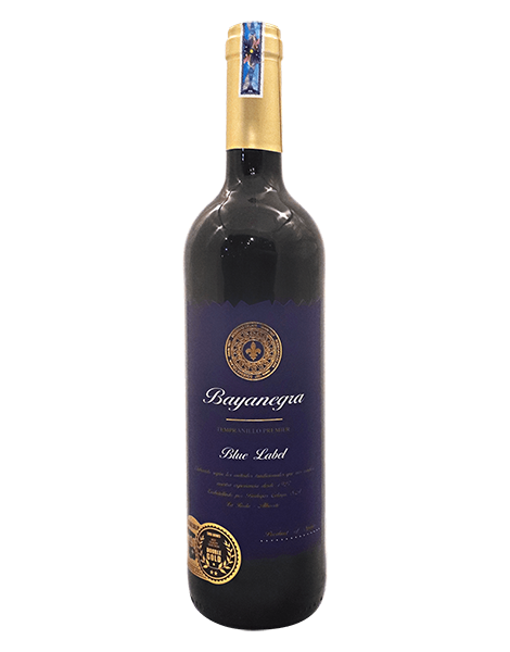 Bayanegra Blue Label Tempranillo Premier – 13% – Tay Ban Nha