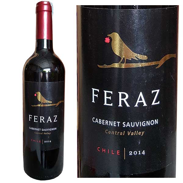 Feraz Cabernet Sauvignon - một trong những dòng vang tiêu biểu được ưa chuộng khi nhắc tới vang Chile