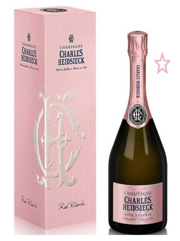 Champagne Charles Heidsieck Rosé Réserve – 12% – Vang Pháp